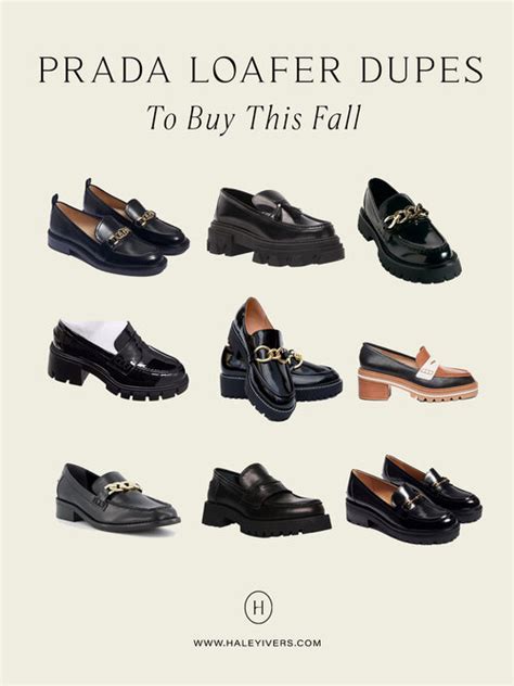 prada loafers dupe|prada leather loafers dupes.